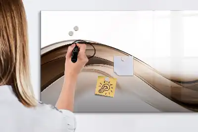 Magnetic marker board line abstraction design