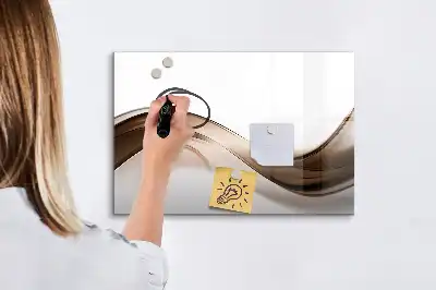 Magnetic marker board line abstraction design