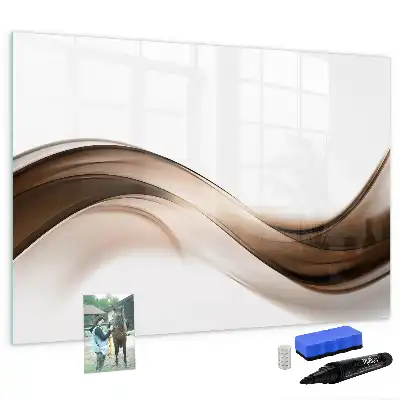 Magnetic marker board line abstraction design