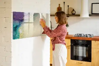 Magnetic marker board elegant abstraction design