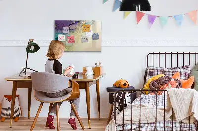 Magnetic marker board elegant abstraction design