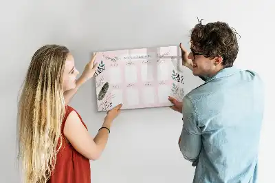 Magnetic glass dry erase board charming weekly planner
