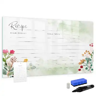 Magnetic marker board recipe spot