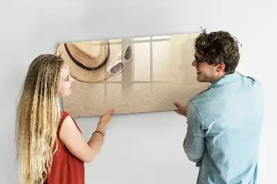 Magnetic glass dry erase board summer collection