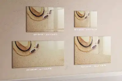 Magnetic glass dry erase board summer collection