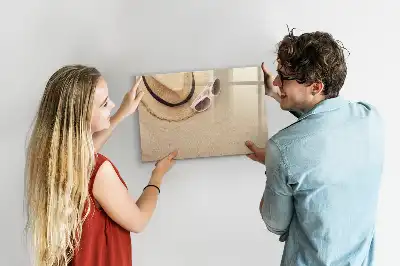 Magnetic glass dry erase board summer collection