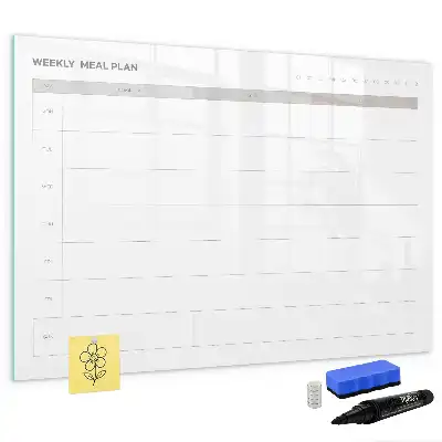 Magnetic marker board simple menu style
