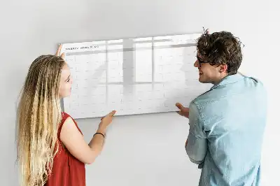 Magnetic marker board simple menu style