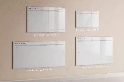 Magnetic marker board simple menu style