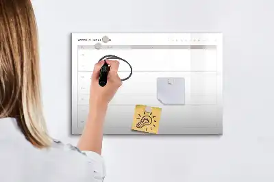 Magnetic marker board simple menu style
