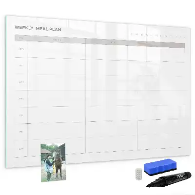 Magnetic marker board simple menu style