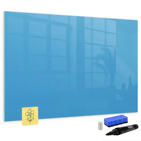 Magnetic marker board light blue