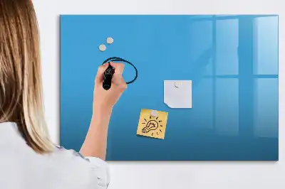 Magnetic marker board light blue