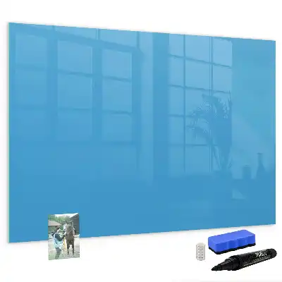 Magnetic marker board light blue