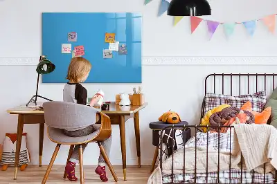 Magnetic marker board light blue