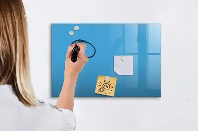 Magnetic marker board light blue