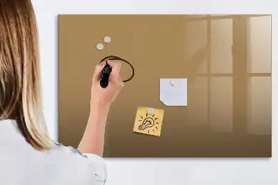 Magnetic marker board dark beige