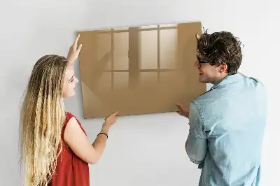 Magnetic marker board dark beige