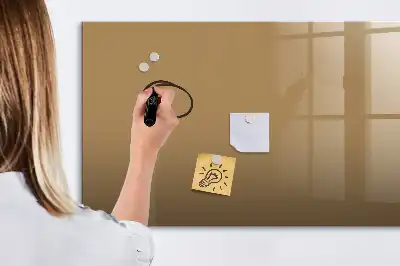 Magnetic marker board dark beige