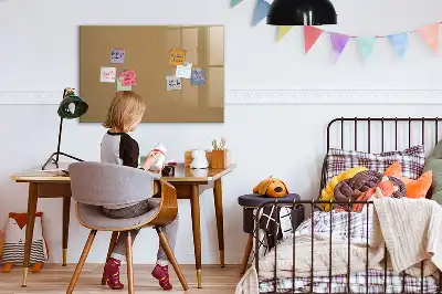 Magnetic marker board dark beige