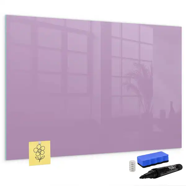 Magnetic glass dry-erase board by Lilas
