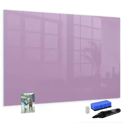 Magnetic glass dry-erase board by Lilas