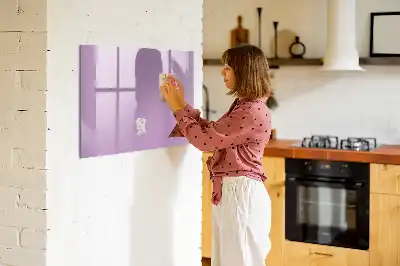 Magnetic glass dry-erase board by Lilas
