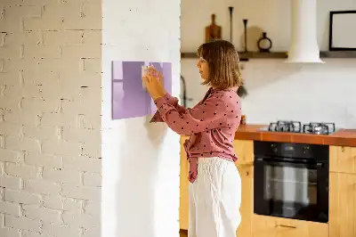 Magnetic glass dry-erase board by Lilas