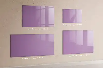 Magnetic glass dry-erase board by Lilas