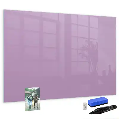Magnetic glass dry-erase board by Lilas