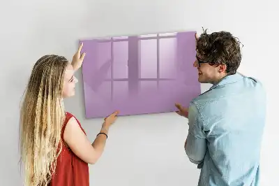 Magnetic glass dry-erase board by Lilas