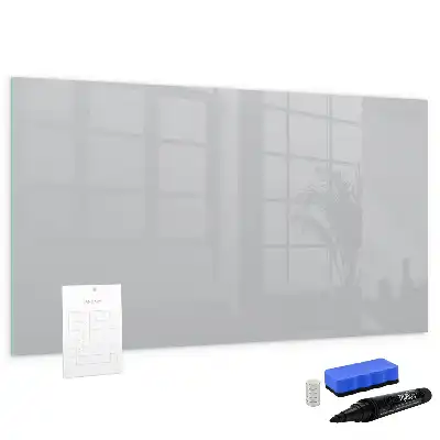 Magnetic marker board light gray
