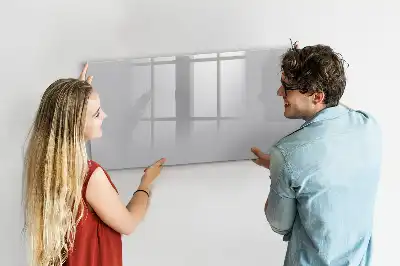 Magnetic marker board light gray