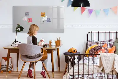 Magnetic marker board light gray