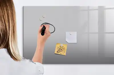Magnetic marker board light gray