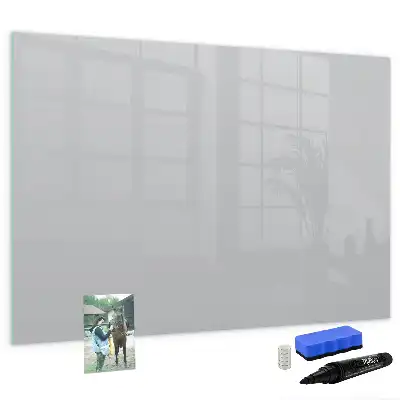 Magnetic marker board light gray