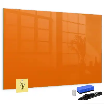 Magnetic marker board orange