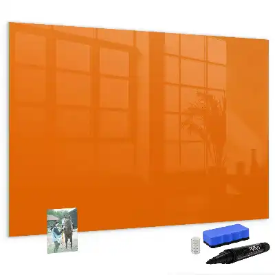 Magnetic marker board orange