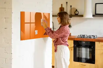 Magnetic marker board orange