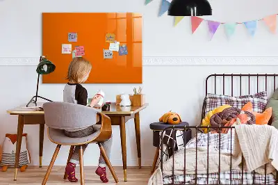 Magnetic marker board orange