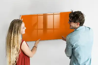 Magnetic marker board orange