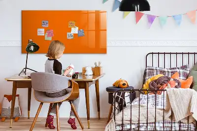 Magnetic marker board orange