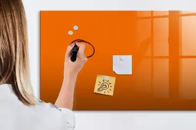 Magnetic marker board orange