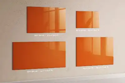 Magnetic marker board orange