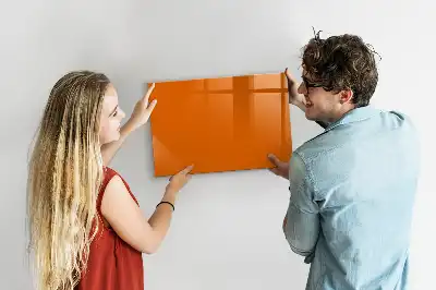 Magnetic marker board orange