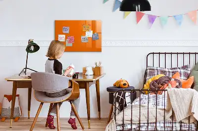 Magnetic marker board orange