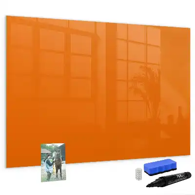 Magnetic marker board orange