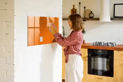 Magnetic marker board orange