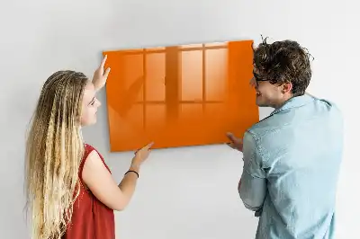Magnetic marker board orange