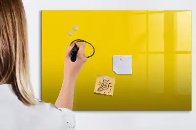 Magnetic marker board light yellow